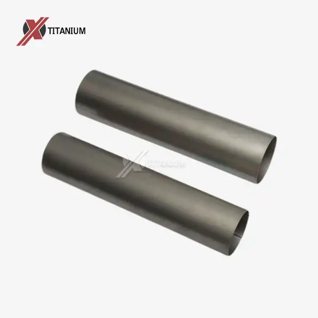 What welding method should be used for titanium tubes?